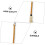 BBQ Basting Brush with Ergonomic Wooden Handle for Even Sauce Application, Grilling and Baking 5
