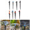 100pcs Drip Irrigation Emitters Adjustable 360 Flow Control EightHole Arrow Stakes Garden 2