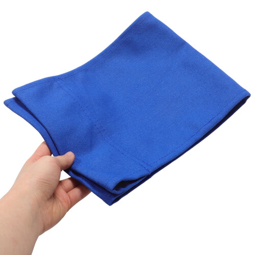 set di coprisedie da regista resistenti e comode in tela blu per esterni 2