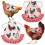 2PCS Waterproof Chicken Saddle for Hens, Elastic Hen Apron with Feather Protection Design 1