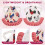 2PCS Waterproof Chicken Saddle for Hens, Elastic Hen Apron with Feather Protection Design 3