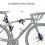 Bicycle Handlebar Fixed Tape Road Bike Handlebar Strap Holder Strap Bottle Cage Straps for ,Black 6