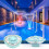 Plastic Water Resistant LED Water Show Light With 4 Light picks 6