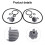 Pool Pump Seal Kit for Intex Models Under 1500 GPH, Leak Prevention and Quick Replacement Set 4