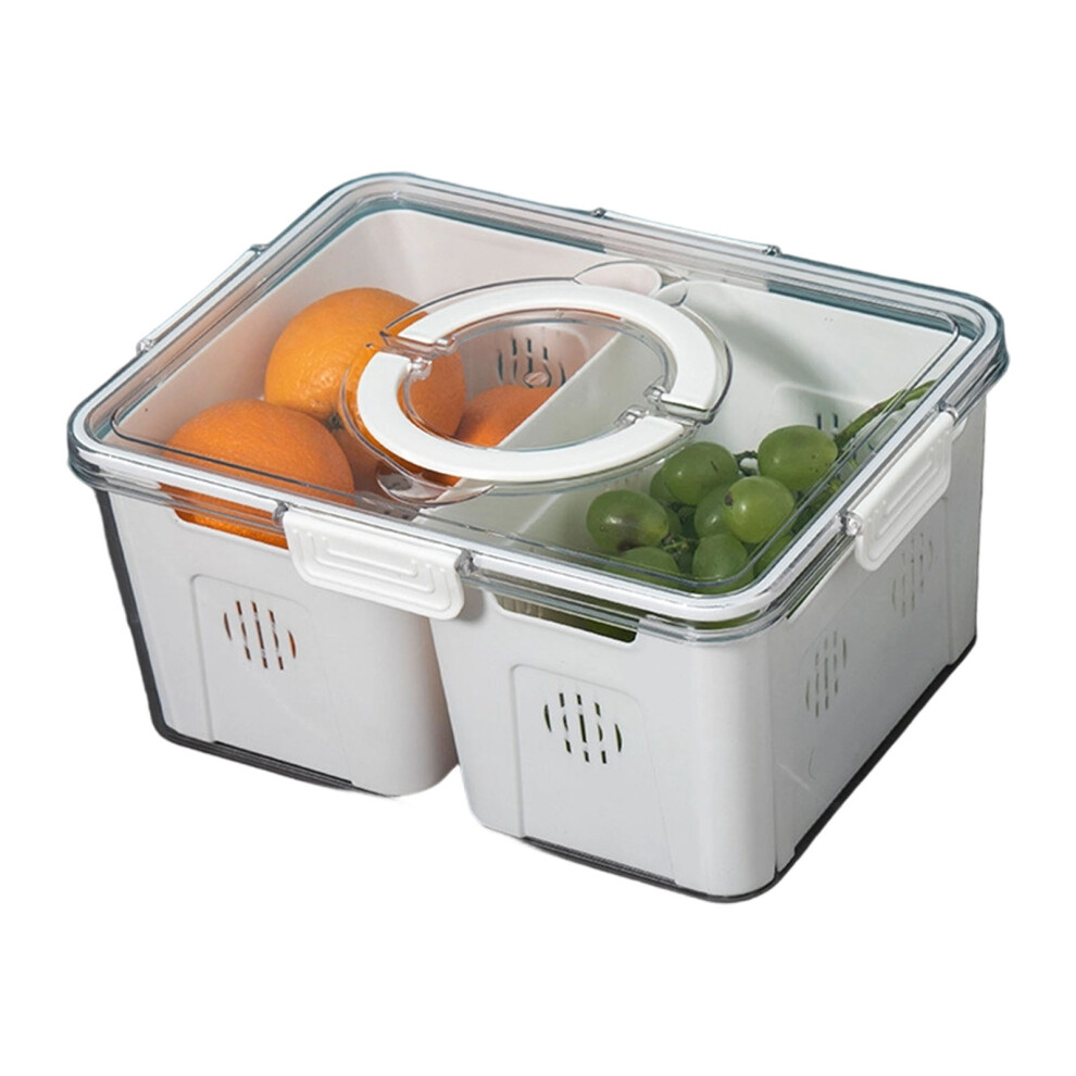Sturdy Clear View Storage Box Featuring Customizable- 1 White