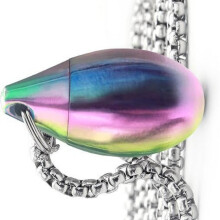 Portable Pills Box Keychain Pills-Stainless steel dazz