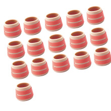 16pcs Silicone Chair Table Feet Caps Wear Resistant-red gray