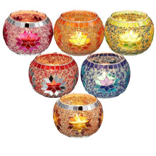 Tealight Candle Holders Glass Candle Jar,Diwali Gift Votive