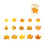 Leaf Sticker Removable Adhesive PET Sticker Label for-2 1