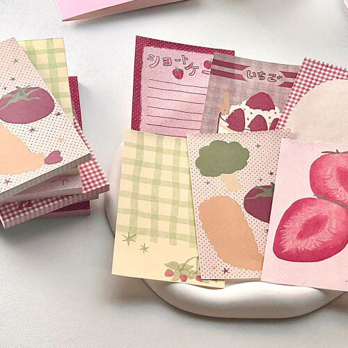 Safe Materials Fruit Theme Stick Note Reusable Journaling-2 2