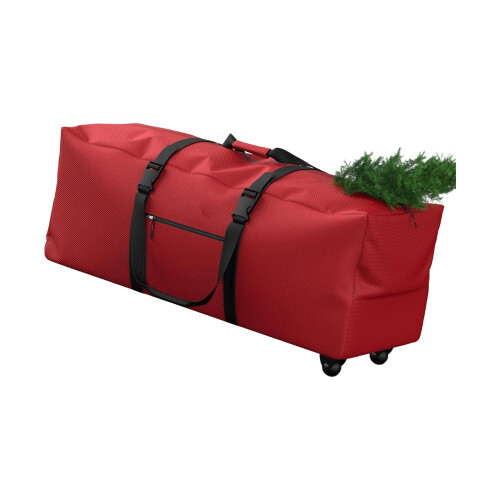 Rolling Christmas Tree Storage Bag 7.5/9Ft - Oxford Extra-Red 2