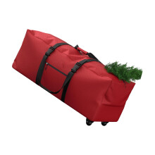 Rollbare Weihnachtsbaum-Aufbewahrungstasche, 7,5/9 Fuß –-Rot 1