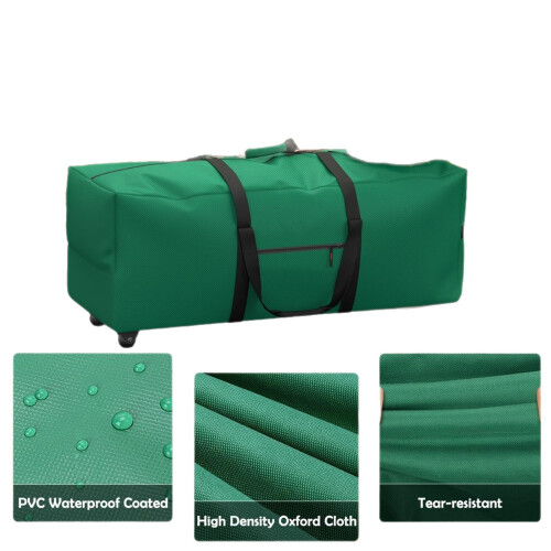 Rolling Christmas Tree Storage Bag 7.5/9Ft - Oxford Extra-Red 1 1