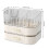 Waterproof Plastic Cosmetic-cream white Top 2 drawers 4