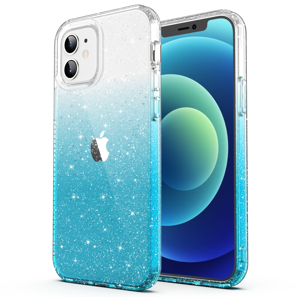 Compatible With Iphone 12 & 12 Pro Case Â Anti-Scratch, Shockproof, Slim Bumper, Sky Blue 9365509582435