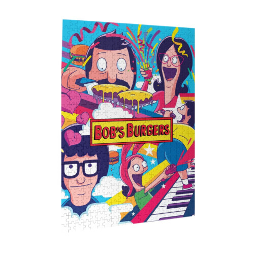 Παζλ bobs burgers, 500 κομμάτια παζλ Δώρο Παιχνίδια Τέχνη Διακόσμηση Σπιτιού 1