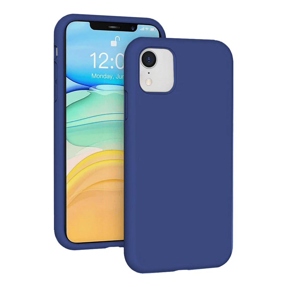 Silicone Case For Compatible With Iphone Xr, Soft-Touch Protective Liquid Silicone Cover, Navy Blue 9365509584750