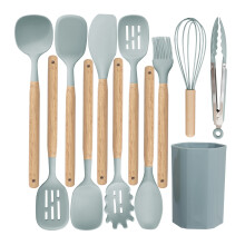 Multifunctional Cooking Tool Silicone Set Scratch-Grey
