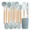 Multifunctional Cooking Tool Silicone Set Scratch-Grey 1