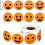 500 τεμάχια αυτοκόλλητα Halloween για παιδιά, στρογγυλό ρολό 1,5" για σακουλάκια 4