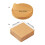 200Pcs Heat Resistant Parchment Sheets Suitable for Oven-Square 4