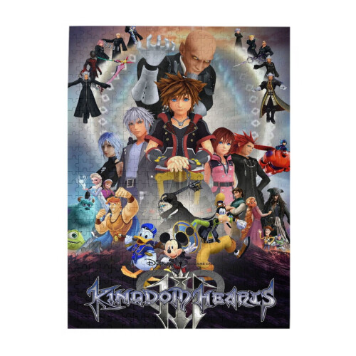 Το παζλ Kingdom Hearts, 500 κομμάτια παζλ Δώρο Παιχνίδια Τέχνη Διακόσμηση Σπιτιού 2