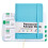 PU Leather Privacy Information Notebook Address-light blue 3
