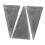 3pcs Axe Wedges Set for Handle Reinforcement and Secure Head Lock, Iron Inserts for Woodcutting 1