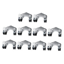Heavy Duty Garden Hooks 10pcs Removable Screwin Iron Snap Hooks for Hose and Plant Hanging