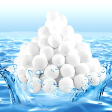 Pool Filter Balls for Sand Filter, 3.1 lbs Reusable Lightweight Polysphere Media for Swimming Pools