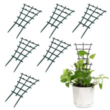 Plant Trellis Plastic Climbing Plant Support Stackable Garden Trellis for Potted Houseplants 6Pcs