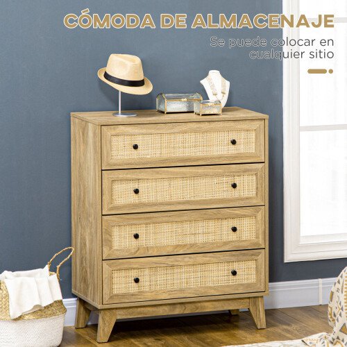 Homcom Conjunto para Hogar Marrón 80 x 35 x 95 cm 1