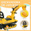Homcom Tractor Infantil Amarillo 78 x 24 x 58.5 cm 2