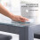 Homcom Mesa de Comedor Gris 75 x 75 x 75 cm 4
