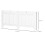 Homcom Cubre Radiadore Blanco 172 x 19 x 81 cm 2