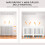 Homcom Cubre Radiadore Blanco 172 x 19 x 81 cm 3