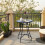 Outsunny Mesa de Jardín Bicolor 60 x 60 x 71 cm 2