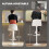 Homcom Taburetes de Bar Blanco 40.5 x 44 x 104 cm 4