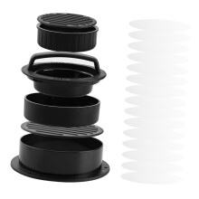 Burger Press Hamburger Patty Maker for Uniform Thickness Homemade Burgers Easy Clean Durable Design