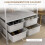 Homcom Perchero con Zapatero Blanco 63 x 37 x 153 cm 4