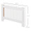 Homcom Cubierta de Radiador Blanco 112 x 19 x 81 cm 3
