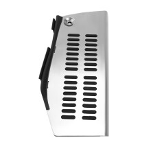 Car Pedal Covers for VW Golf Polo Bora Beetle Audi A3, Stainless Steel Pedal Pads with Enhanced Grip