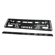European License Plate Holder 520x113 mm Universal Fit Bracket for Car Bumper Durable Easy Mount