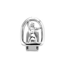 Artistic Copper Hollow Tooth Grill for Fashion Parties-Silver