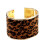 Open Adjustable Leopard Print Bracelet Wide Cuff Design-B 1