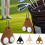 Silicone Golf Ball Holder Keychain Available in Three-Black 7