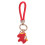 Horse Charm Keychain With Leather Materials And Sturdy-Red 1