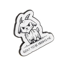 Lightweight Alloy Goat Pin Backpack Lapel Badge Decorative Item