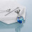 Keepsake Pendant Necklace Gift Ashes Entangled-lemon yellow 4