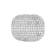 Oogverblindende Cubic Zirconia Nail Art Tips voor een-Zilveren L